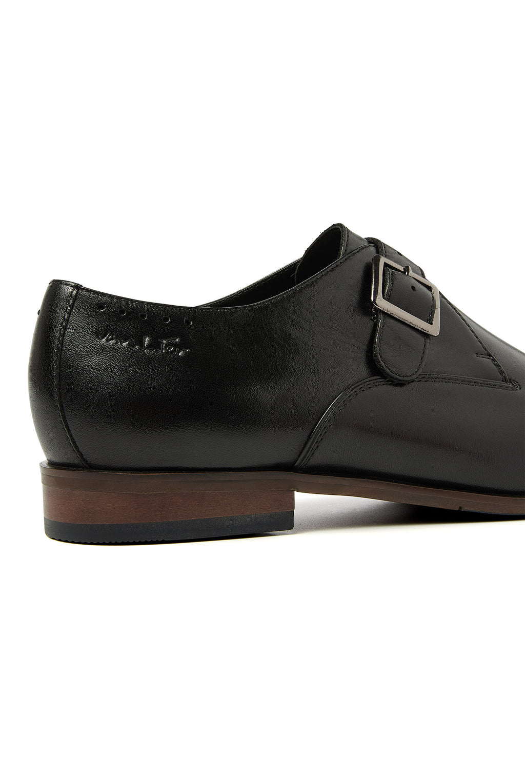 Zwart gladleren Egeus gespschoen