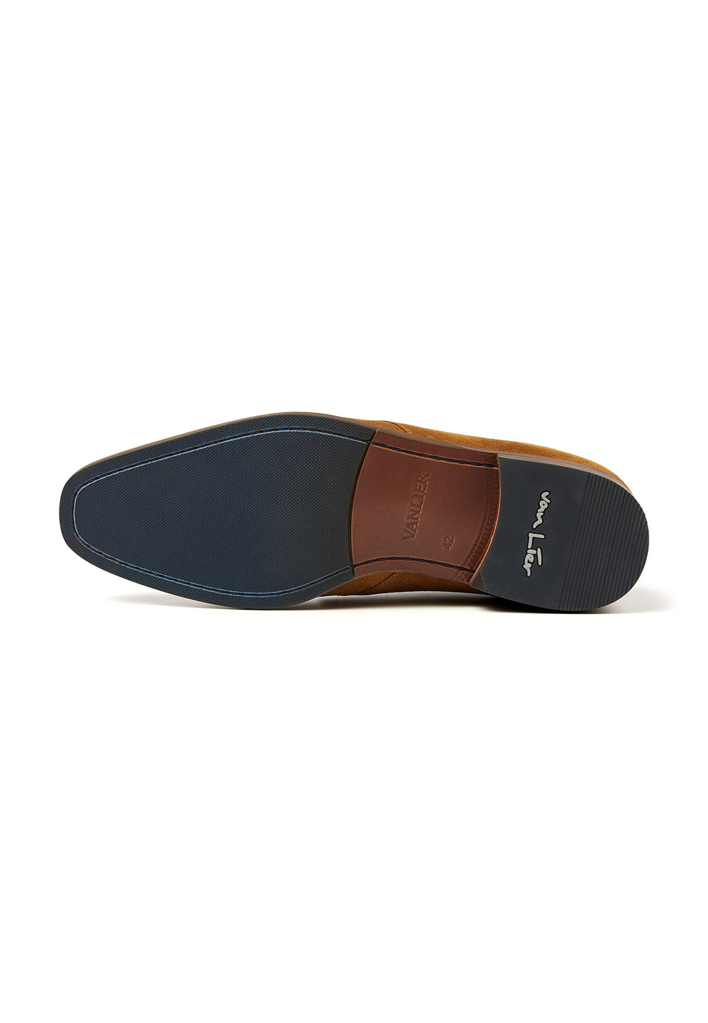 Cognac Wildleder Egeus halbhoher Schnürschuh