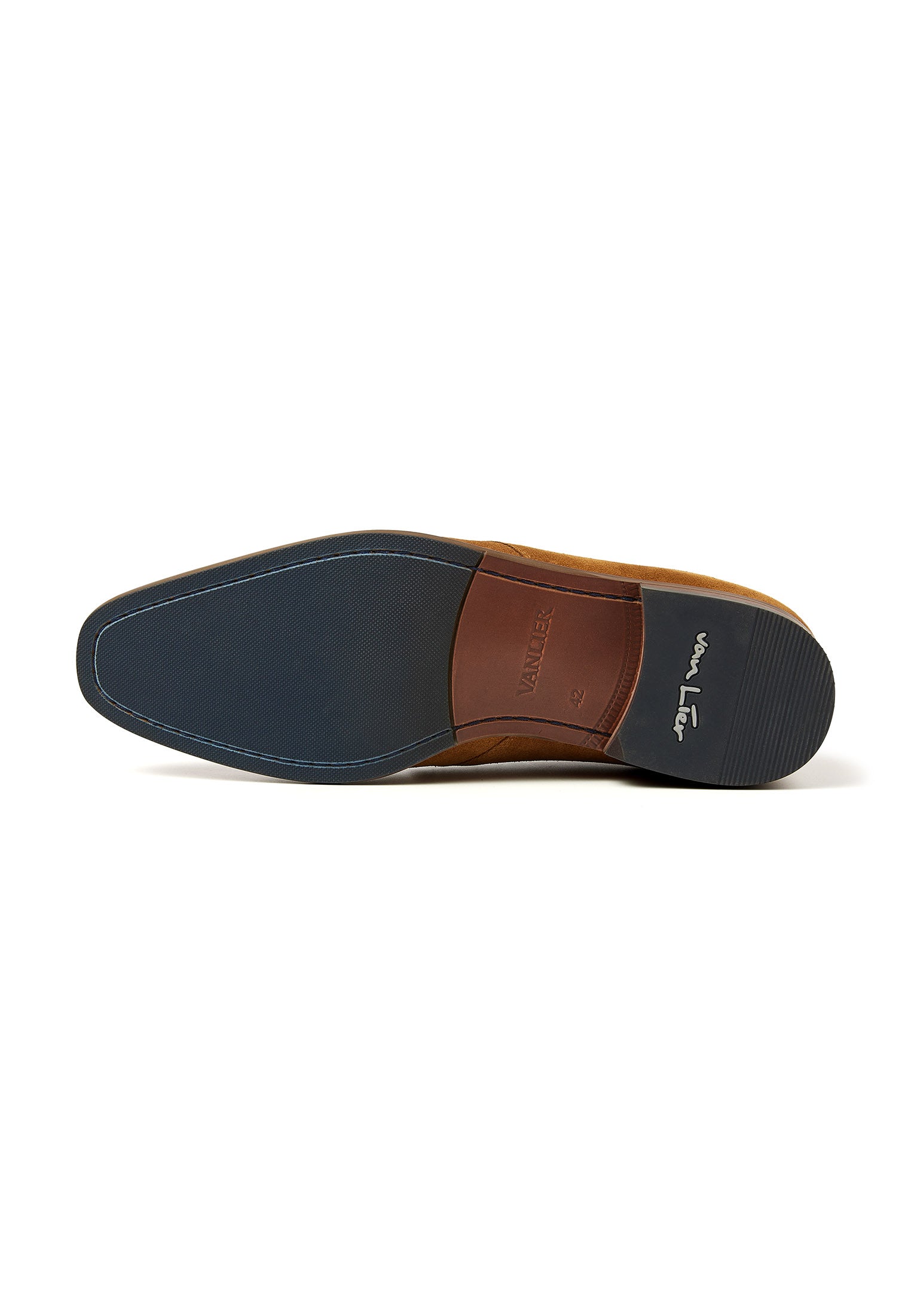 Cognac Wildleder Egeus halbhoher Schnürschuh