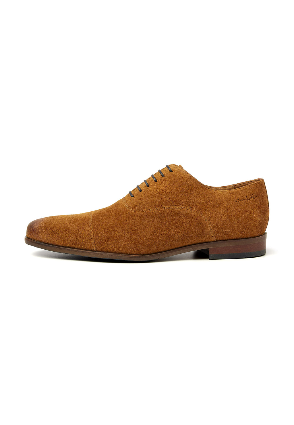 Cognac Wildleder Egeus Schnürschuh