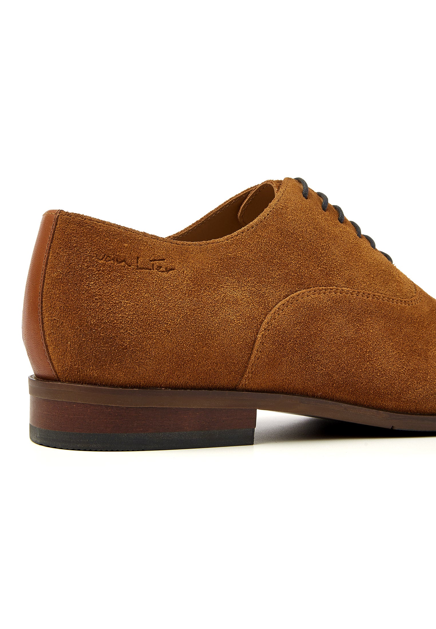 Cognac Wildleder Egeus Schnürschuh