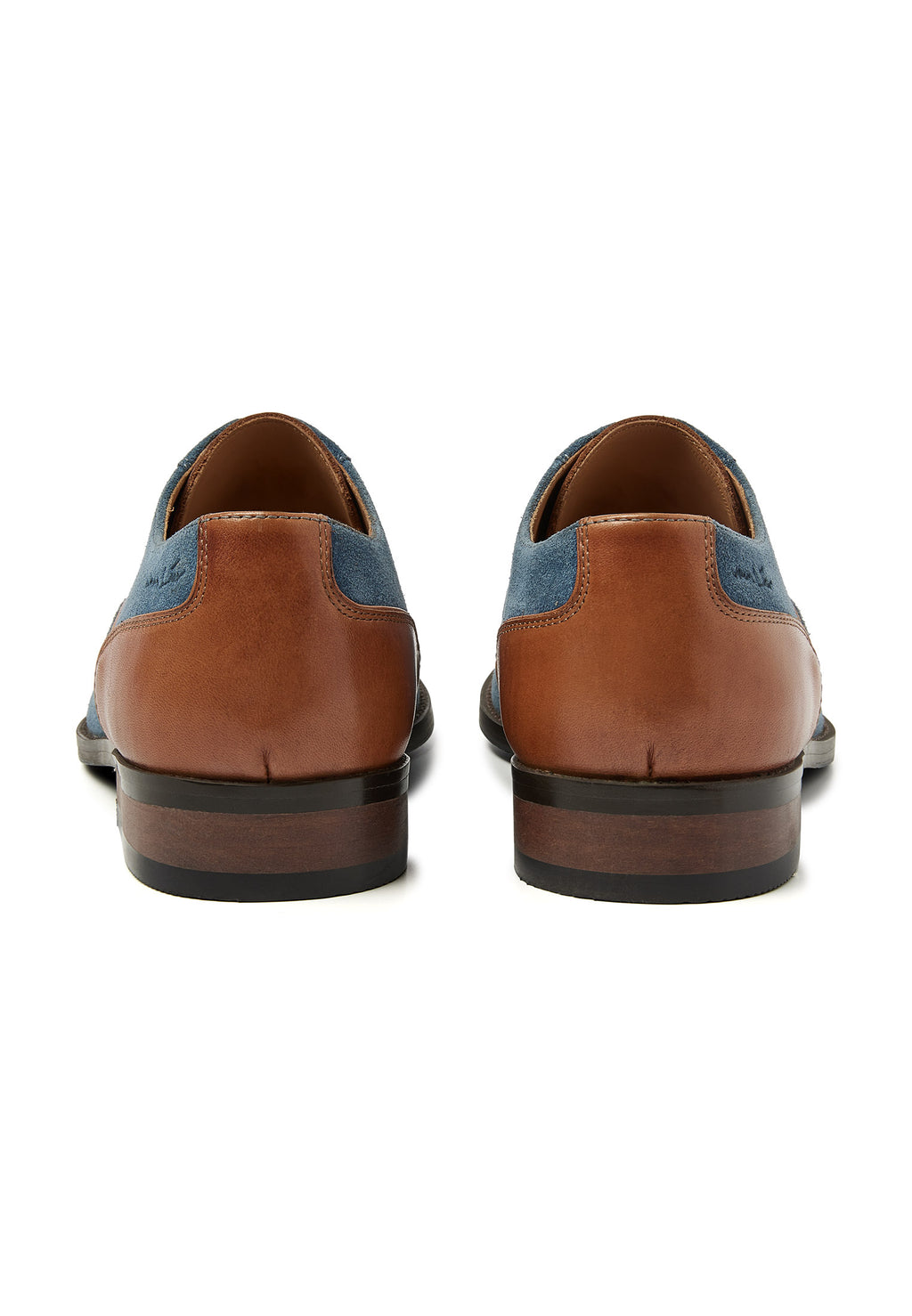 Blaues Wildleder Vienna Schnürschuh