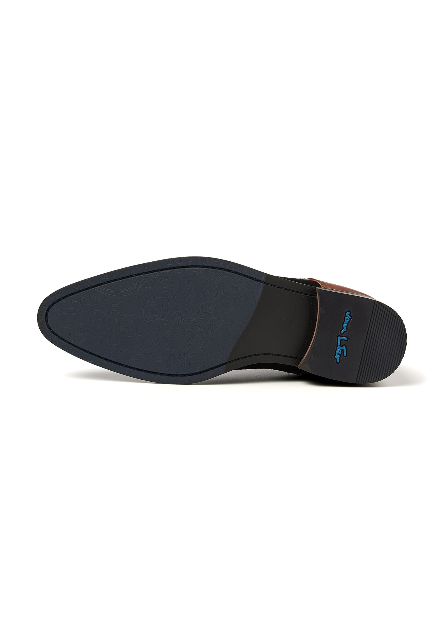Navy Wildleder Vienna halbhoher Schnürschuh
