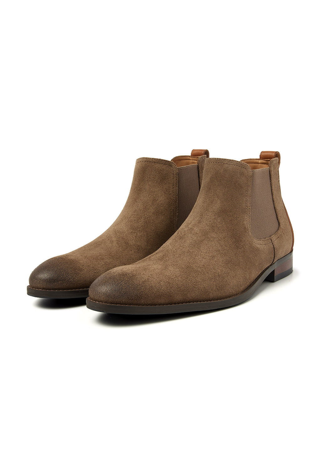 Taupe Wildleder Vienna Chelsea Boot