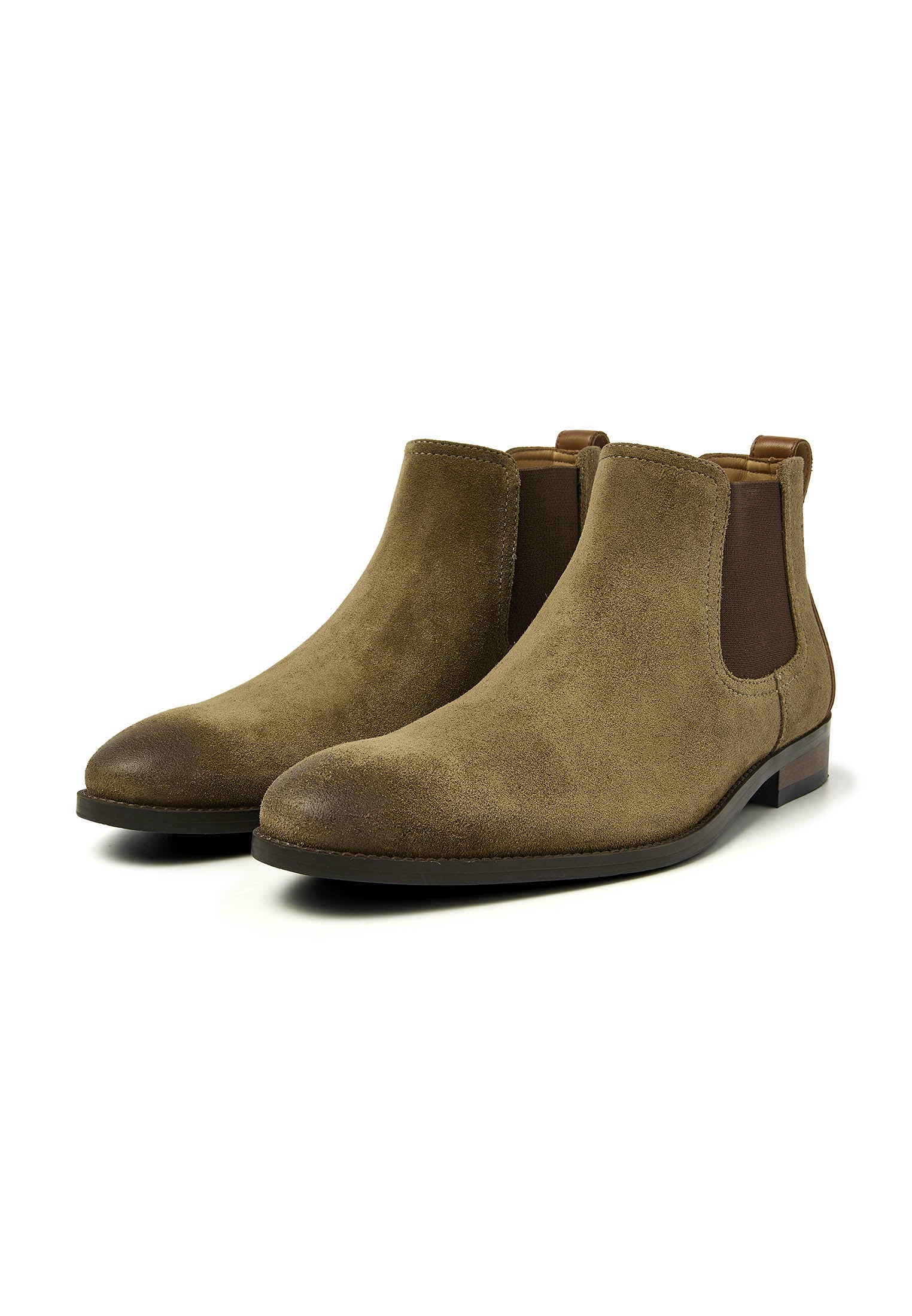 Grüner Wildleder Vienna Chelsea Boot