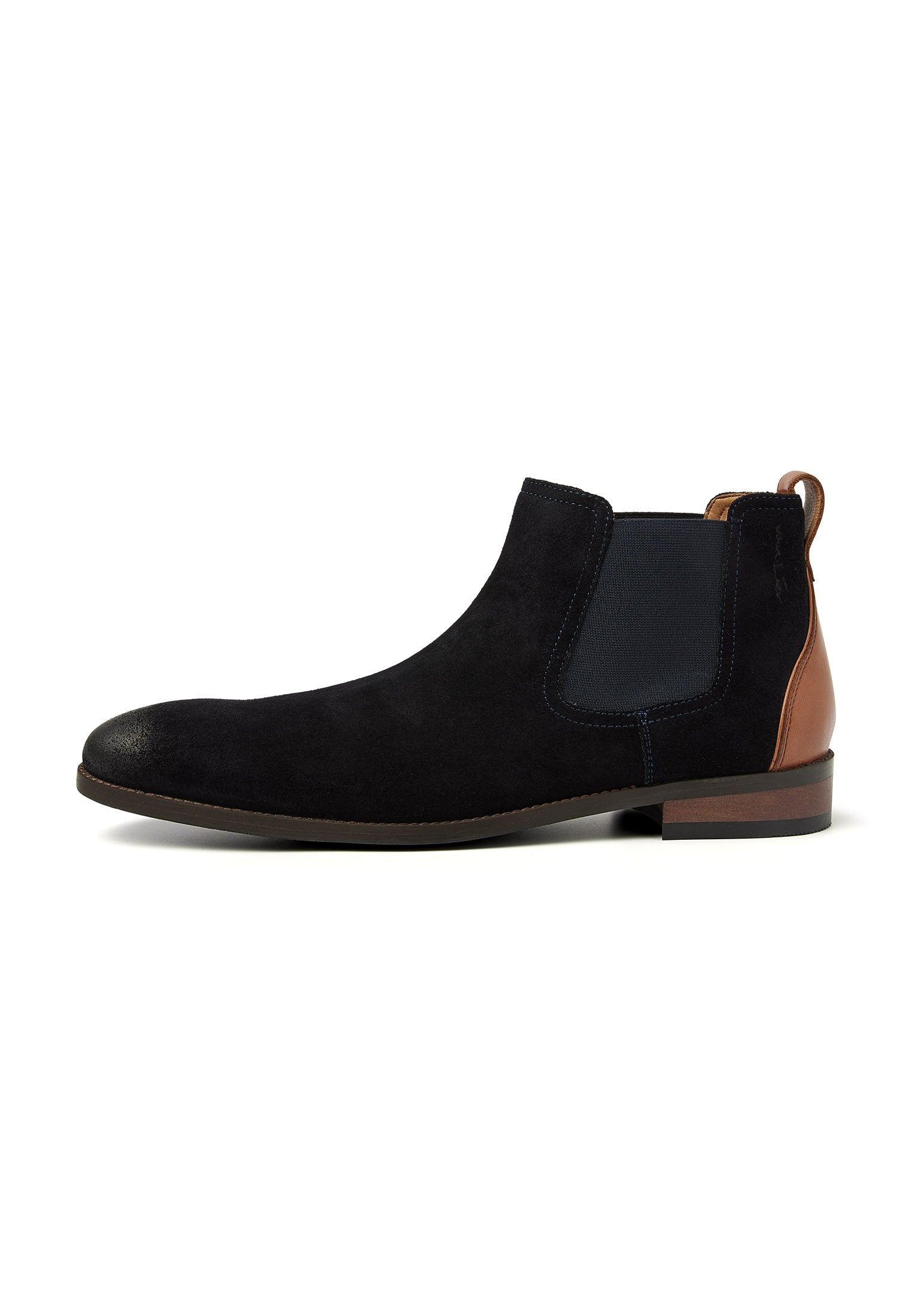 Navy Wildleder Vienna Chelsea Boot
