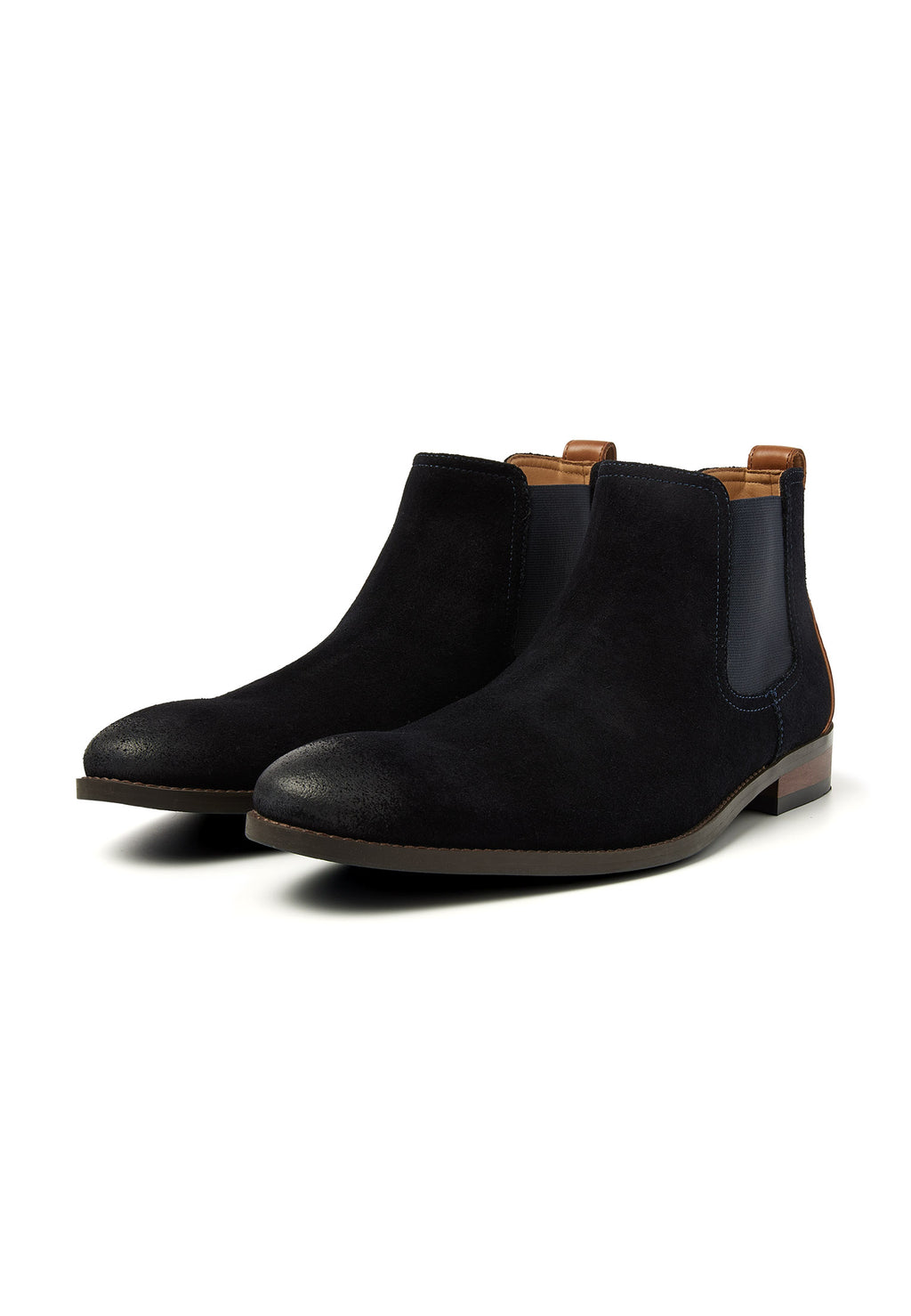 Navy Wildleder Vienna Chelsea Boot