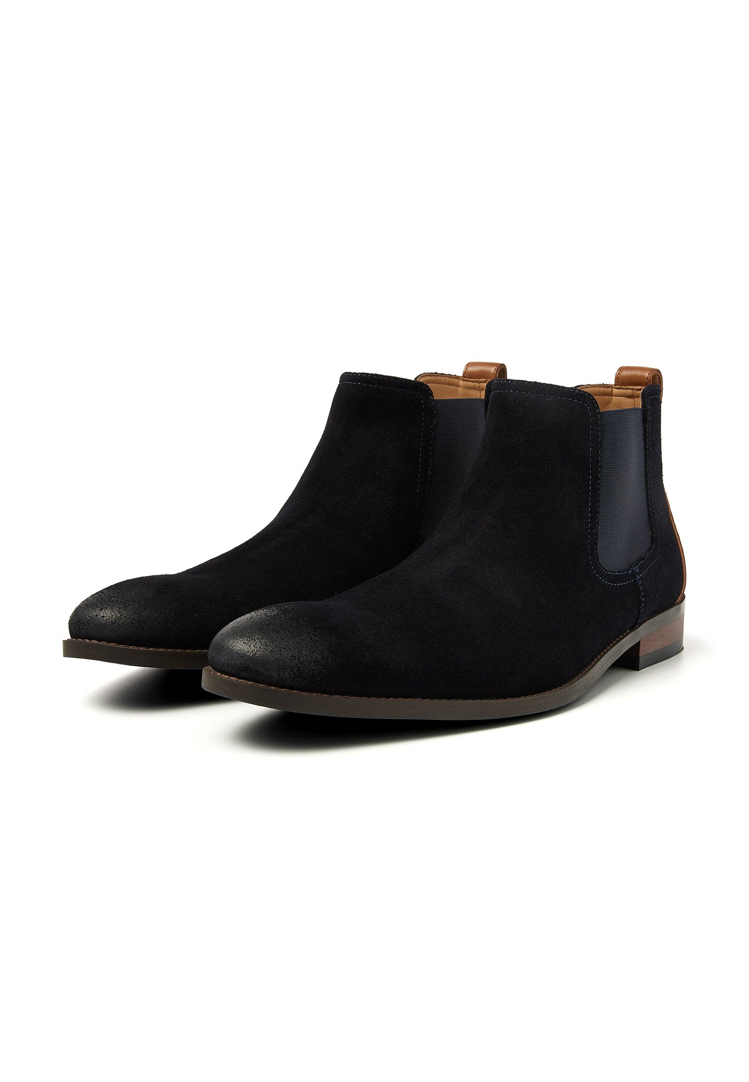 Navy Wildleder Vienna Chelsea Boot