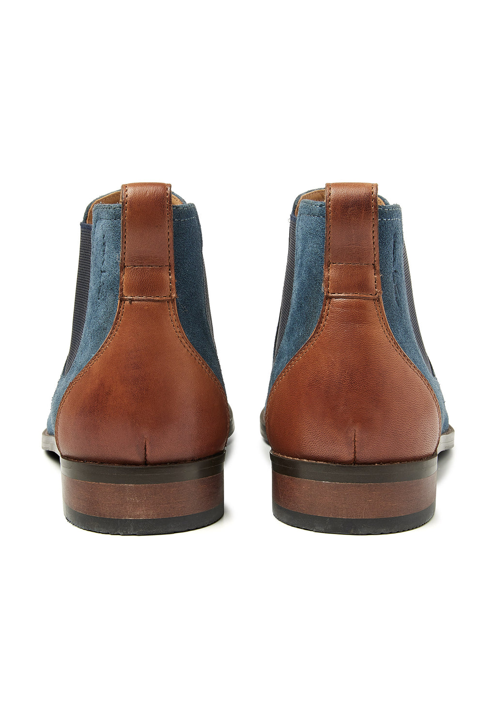 Blaues Wildleder Vienna Chelsea Boot