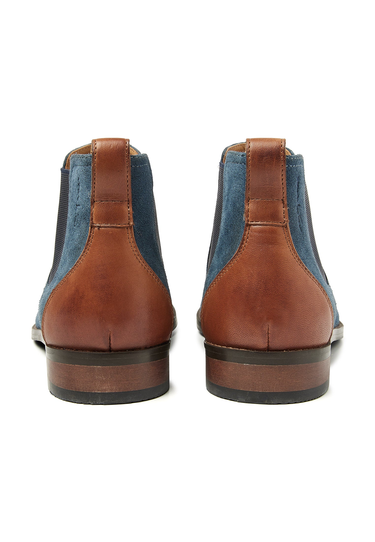 Blaues Wildleder Vienna Chelsea Boot