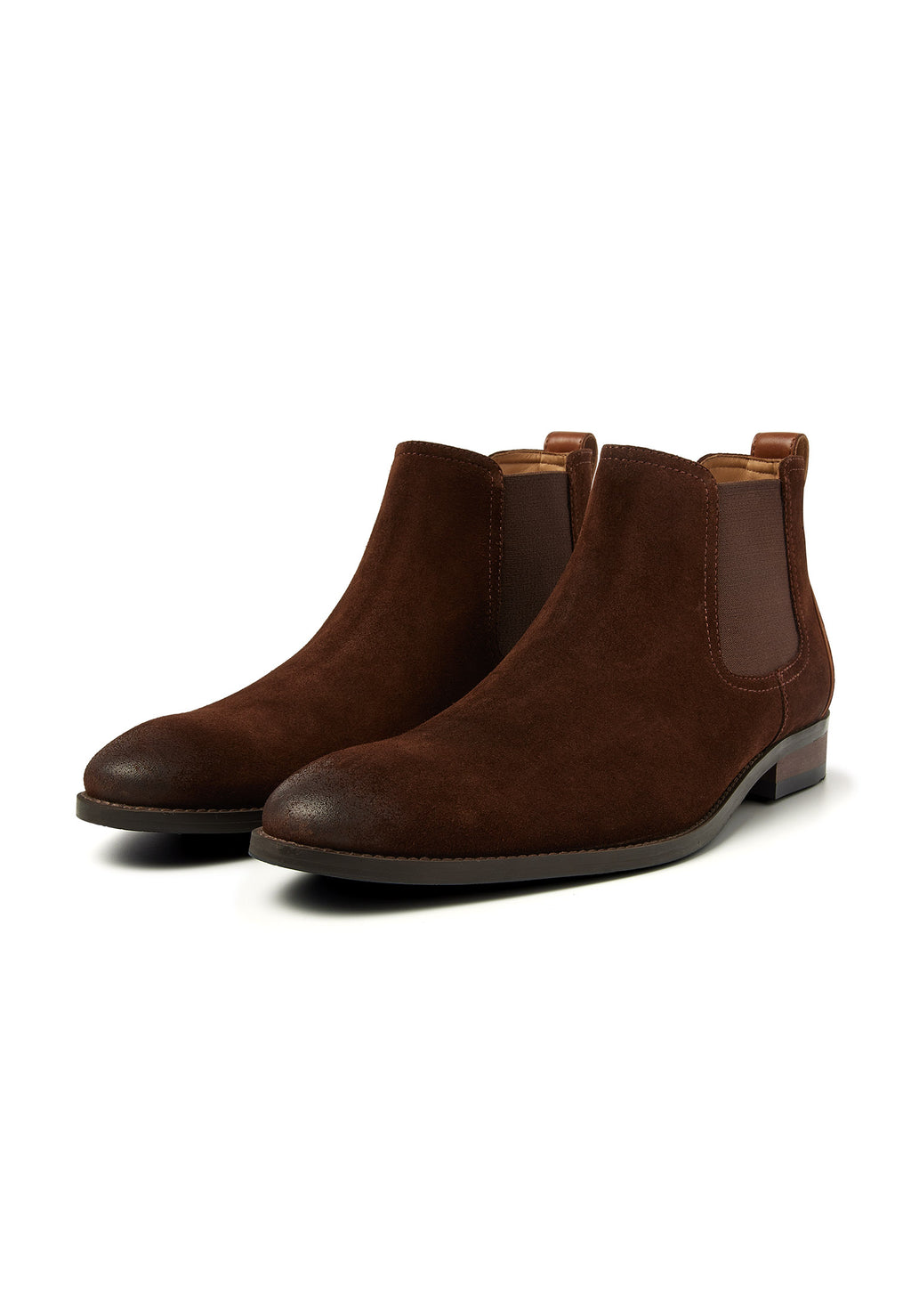 T-moro braune Wildleder Vienna Chelsea Boot