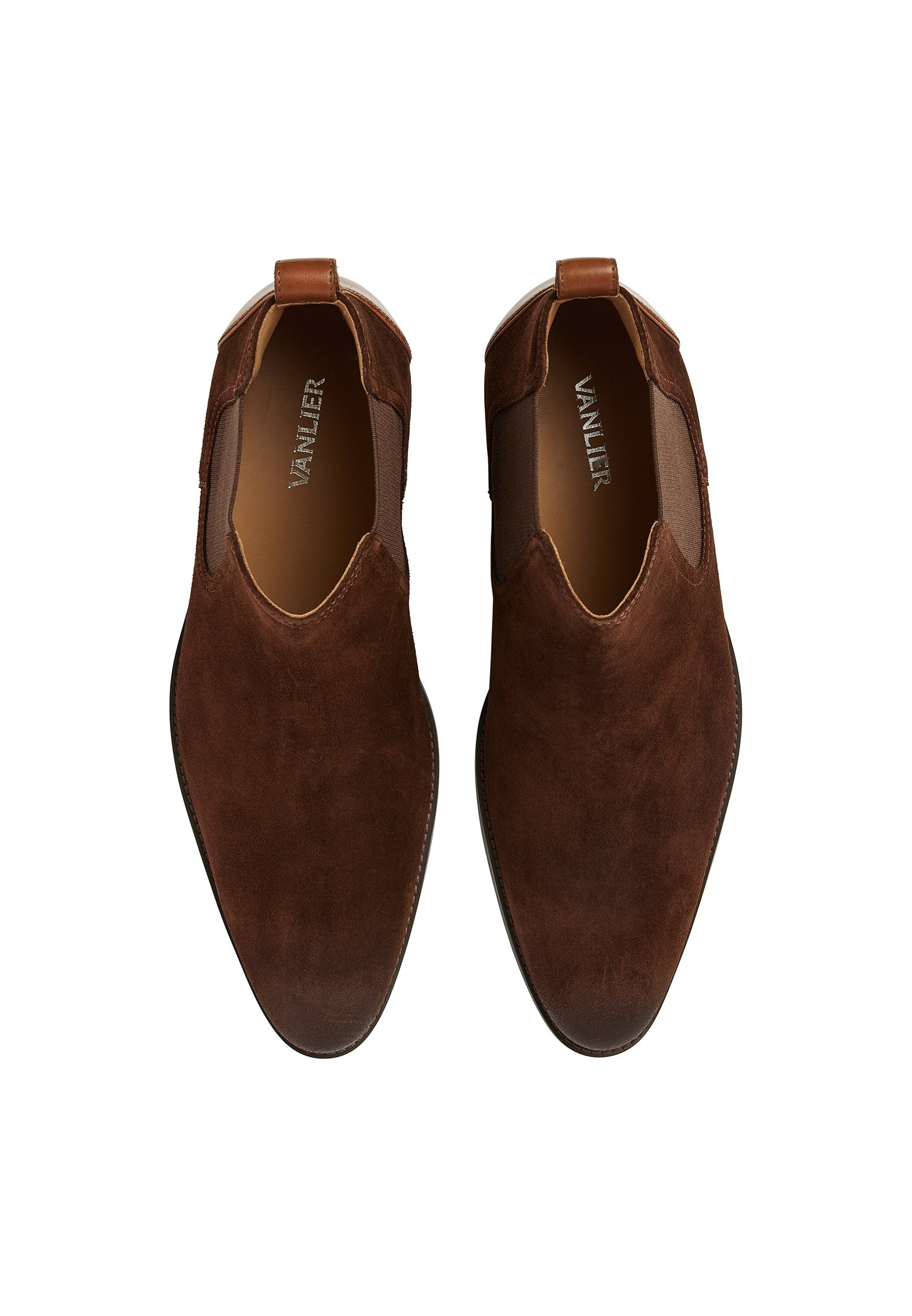 T-moro braune Wildleder Vienna Chelsea Boot