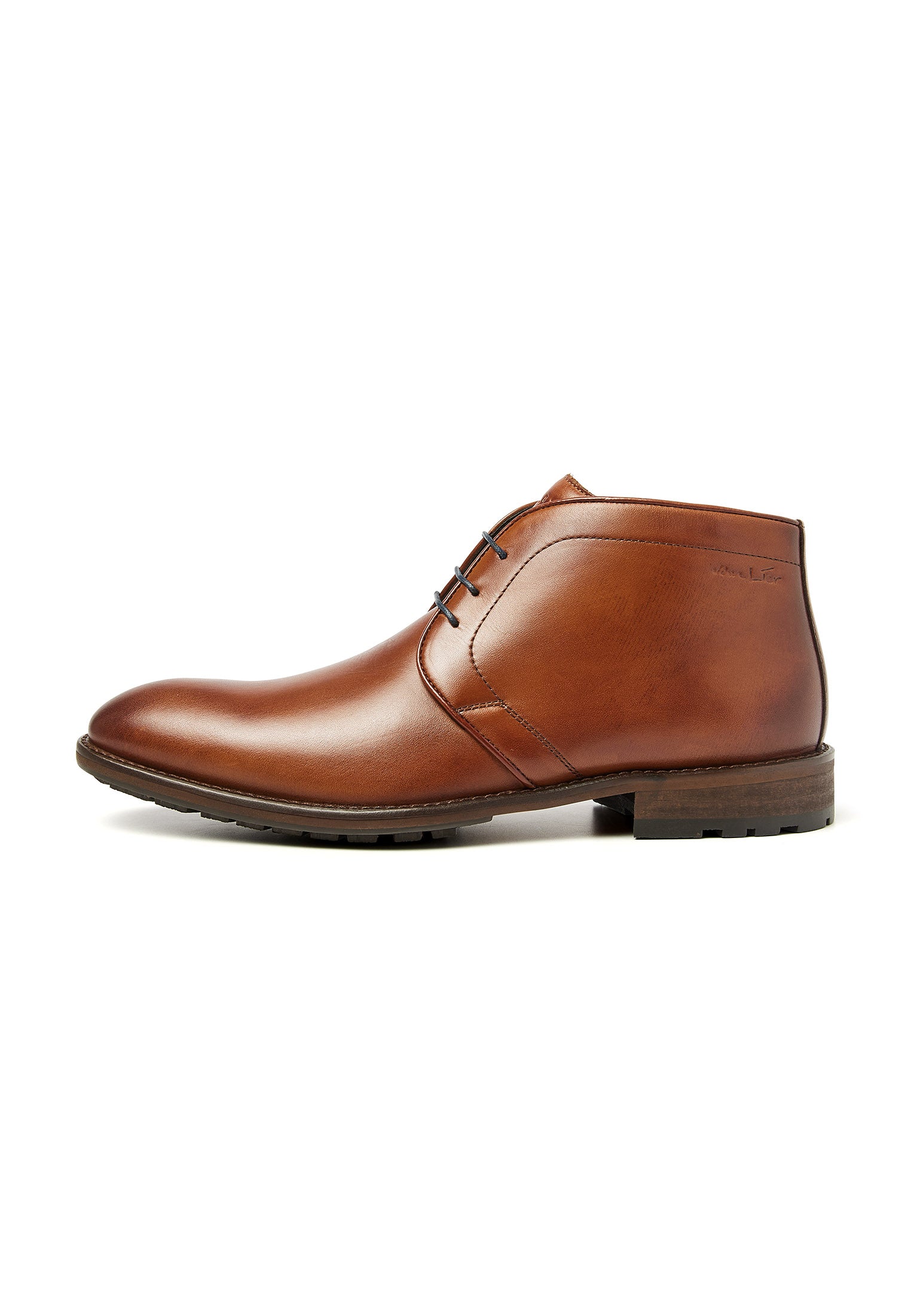 Cognac Glattleder Montana Halbschuh