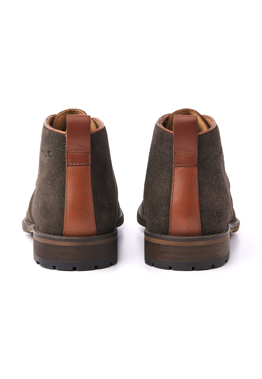 Testa di Moro Bruin suède Montana halfhoge veterschoen