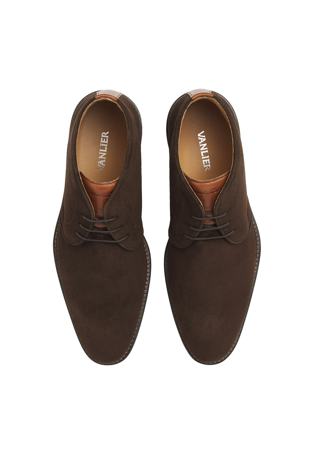 T-moro braune Wildleder Montana halbhoher Schnürschuh