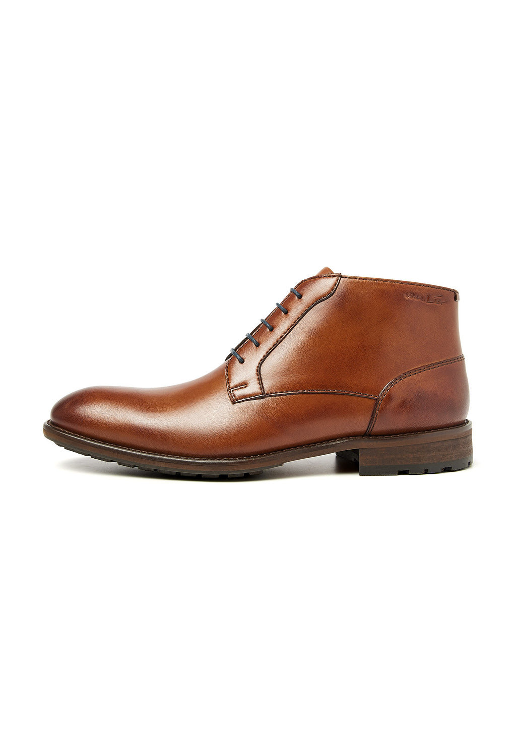 Cognac Glattleder Montana Halbschuh