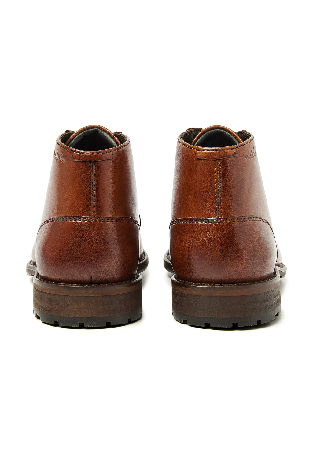 Cognac Glattleder Montana Halbschuh