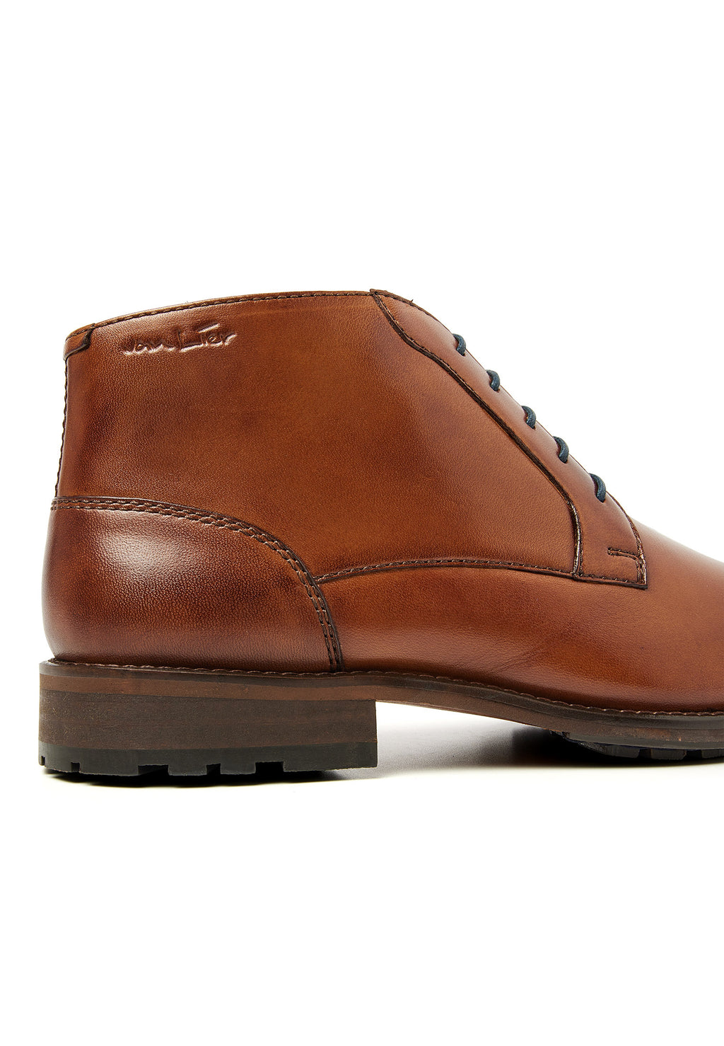 Cognac Glattleder Montana Halbschuh