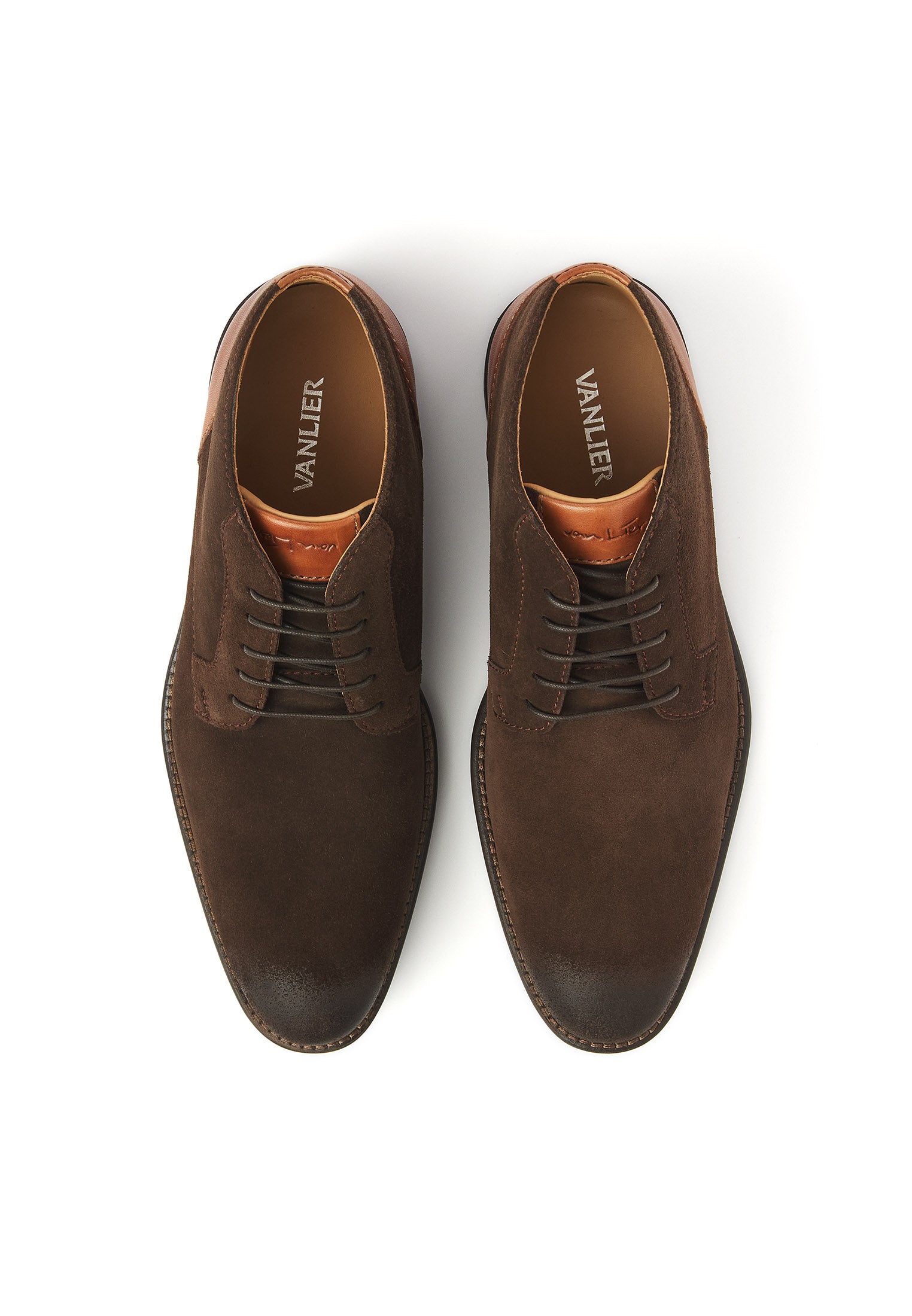 T-moro braune Wildleder Montana halbhoher Schnürschuh