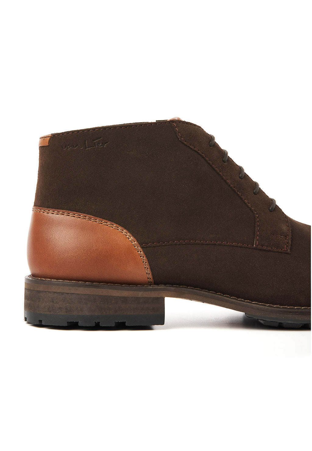 T-moro braune Wildleder Montana halbhoher Schnürschuh