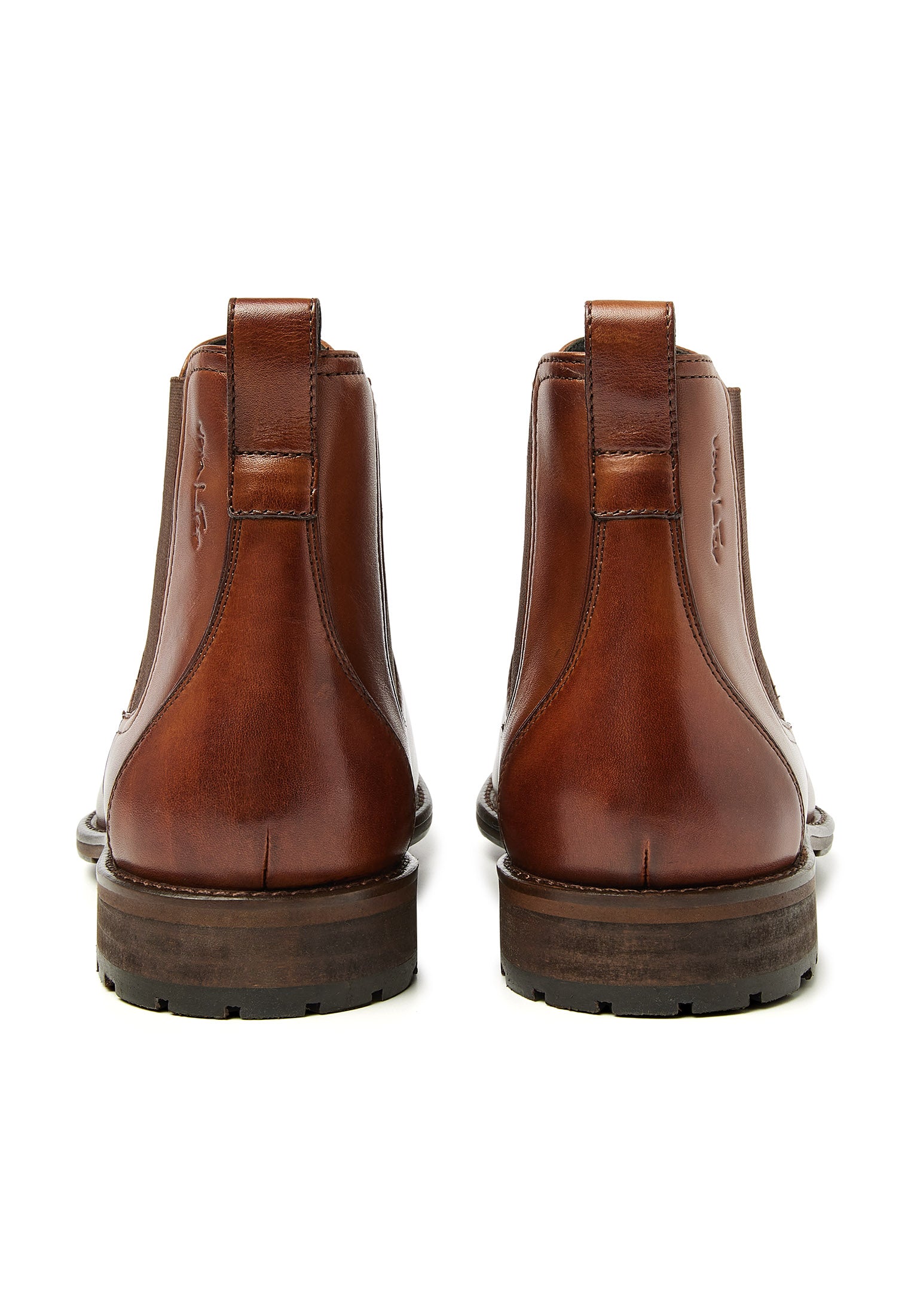 Cognac Glattleder Montana Chelsea Boot