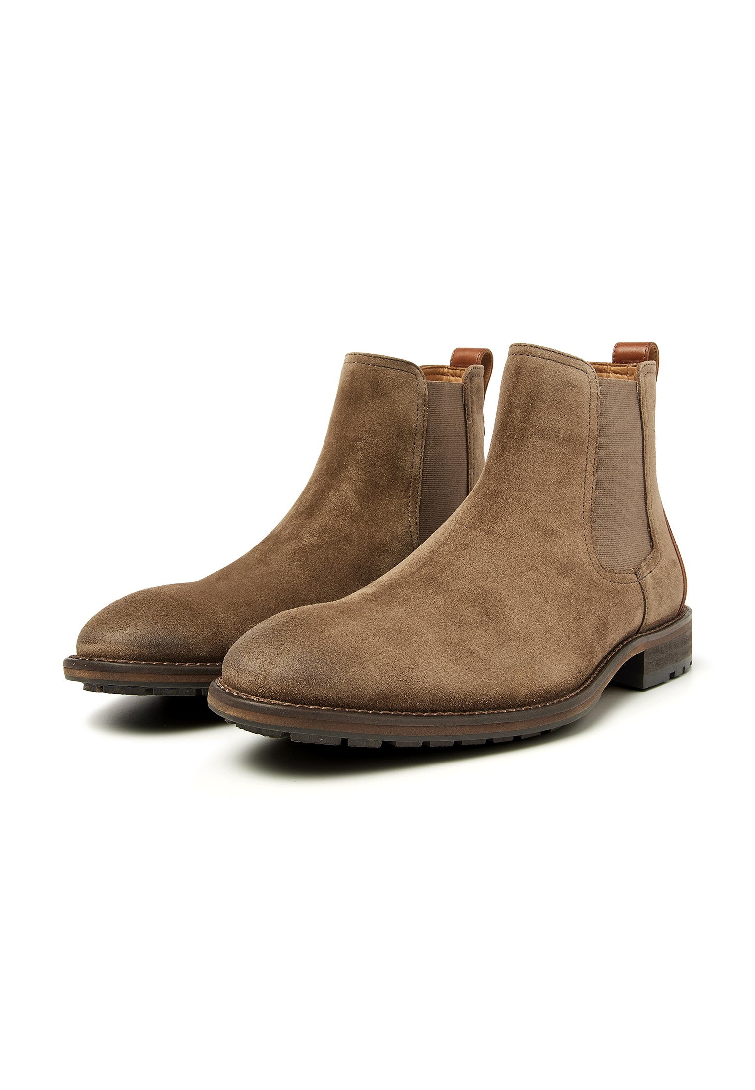 Taupe Wildleder Montana Chelsea Boot