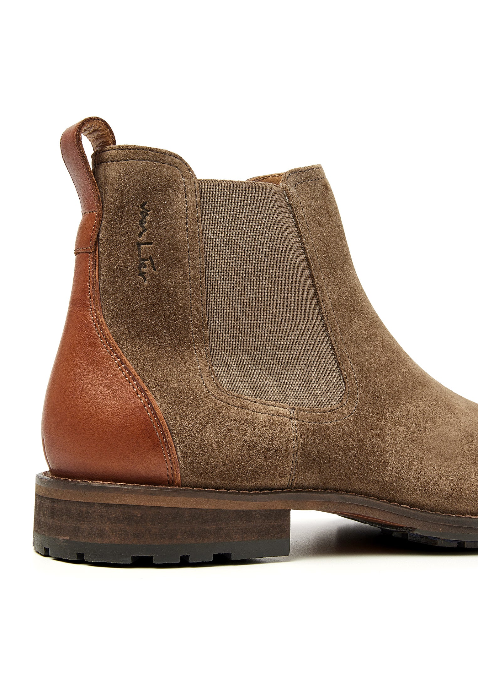 Taupe Wildleder Montana Chelsea Boot