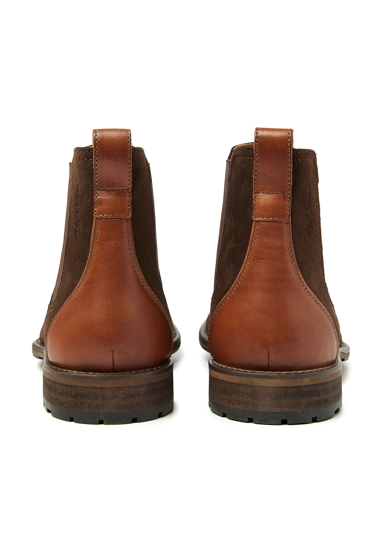 T-moro braune Wildleder Montana Chelsea Boot