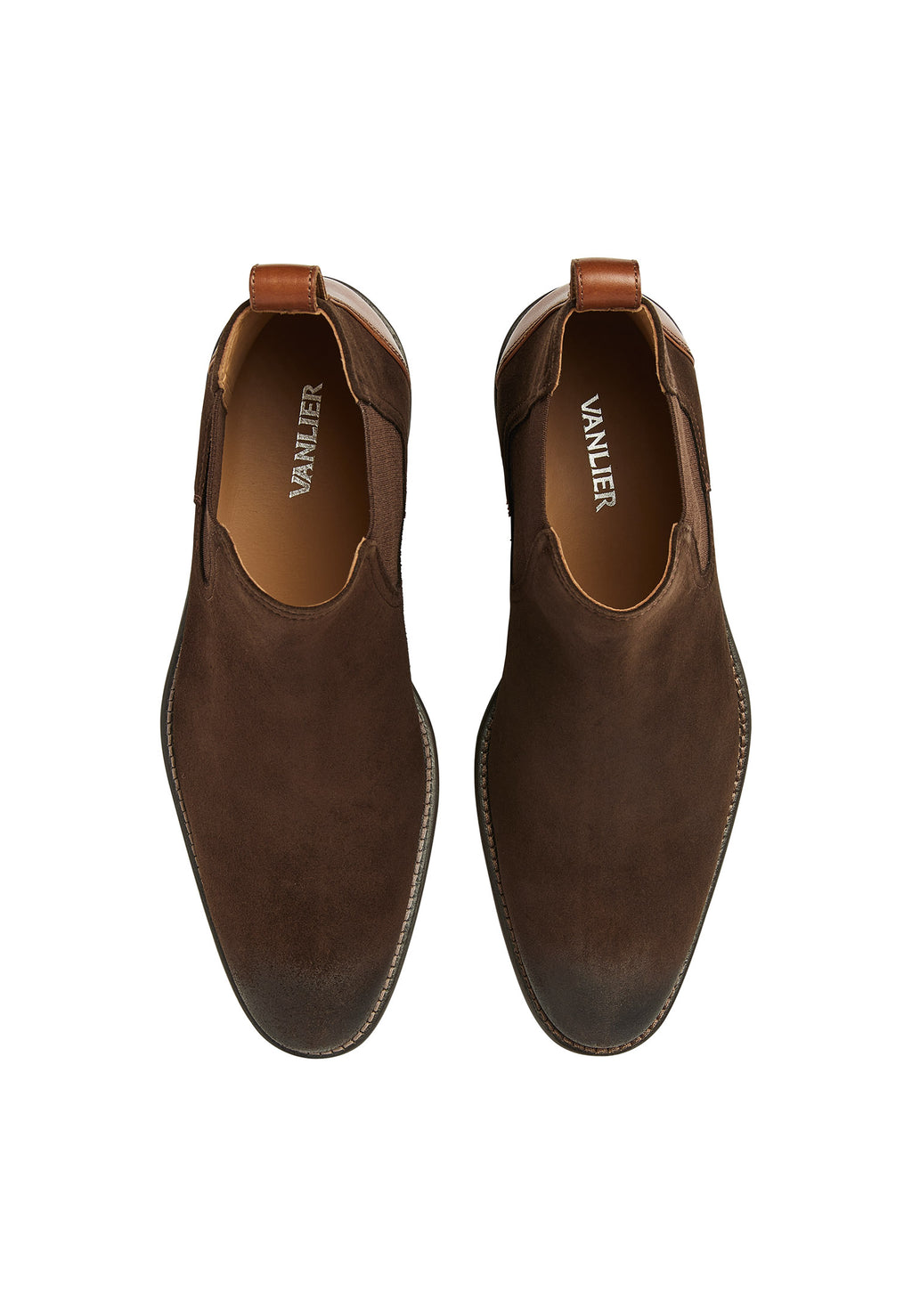 T-moro braune Wildleder Montana Chelsea Boot