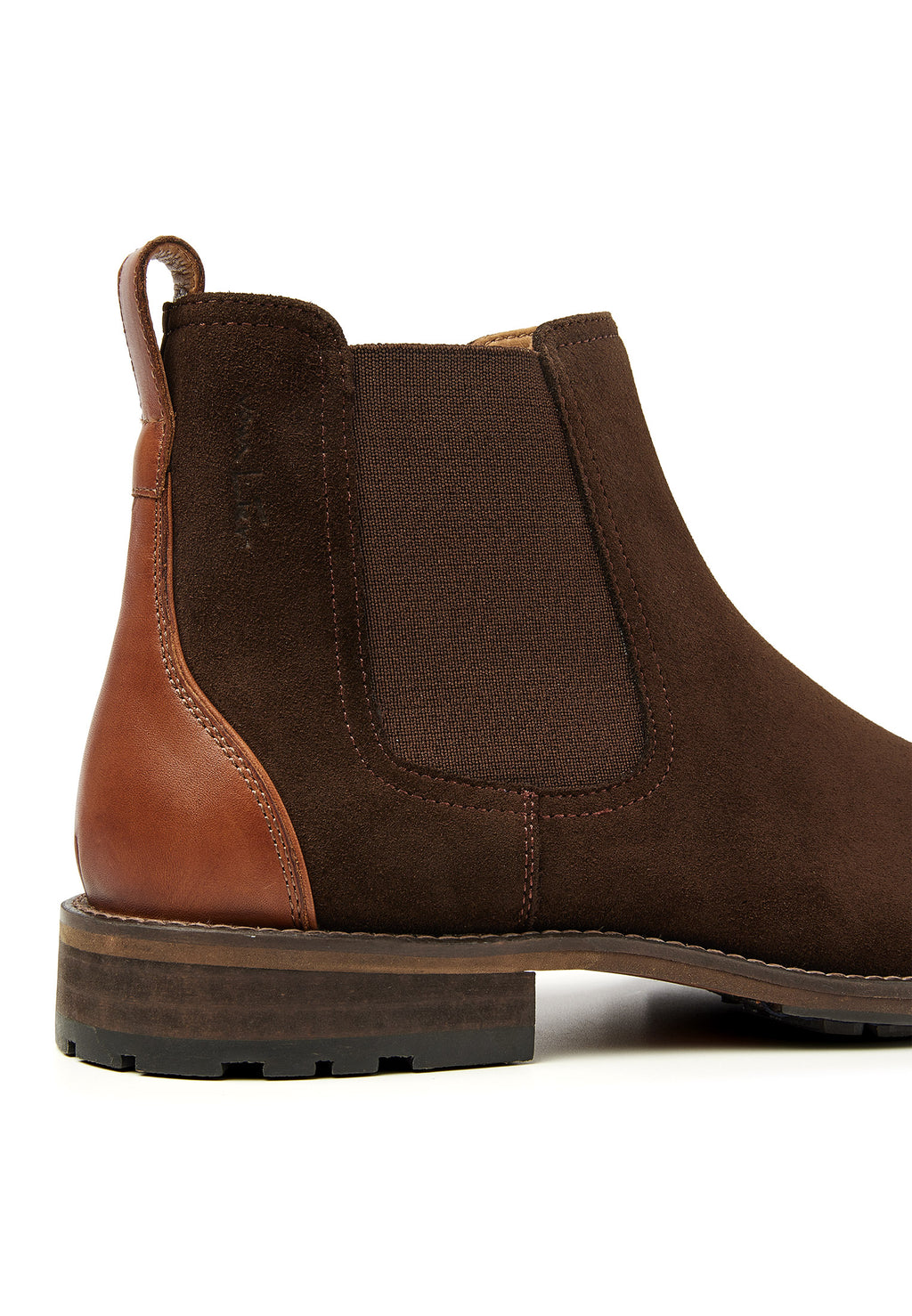 T-moro braune Wildleder Montana Chelsea Boot