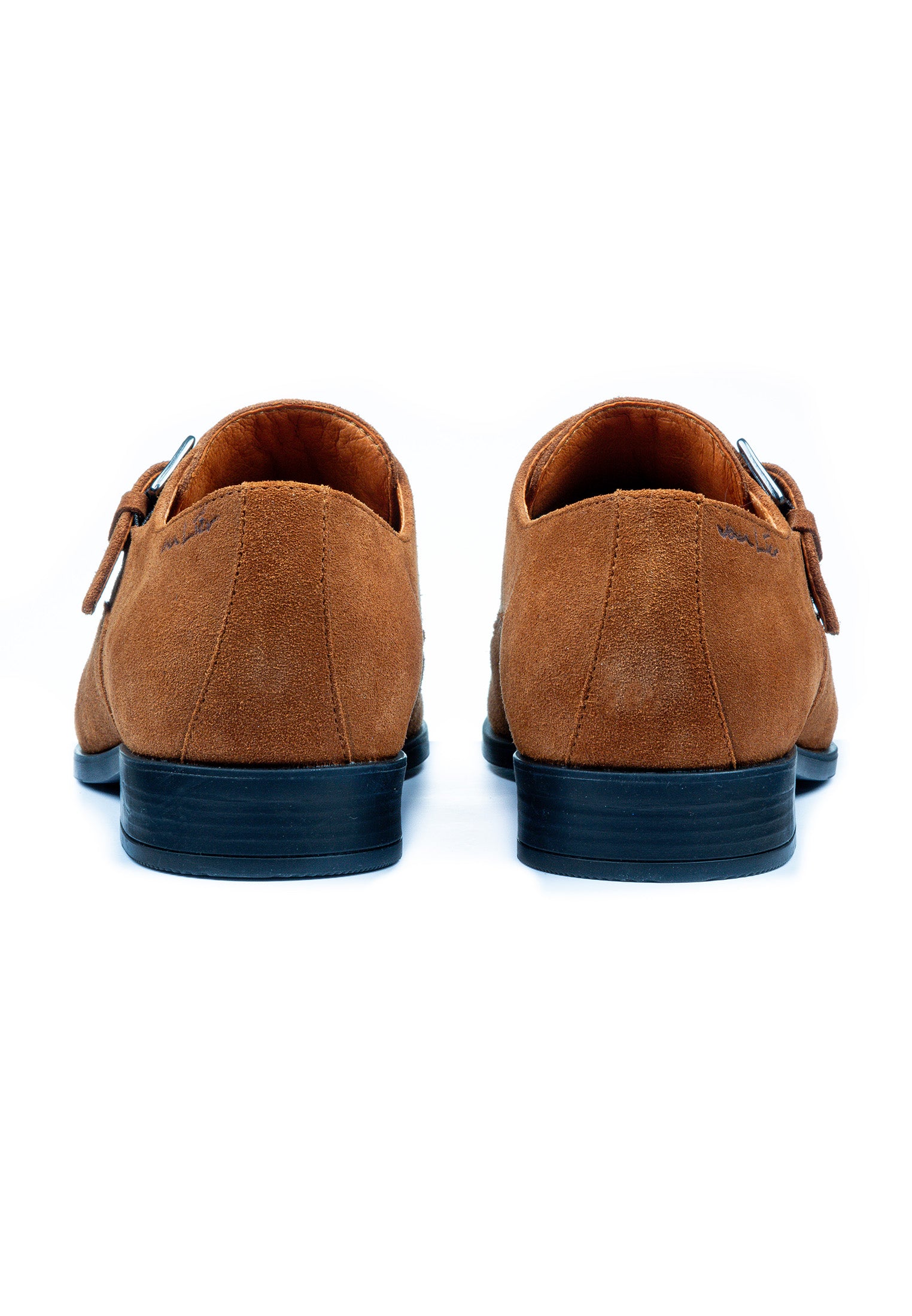 Cognac Wildleder Riva Schnallenschuh