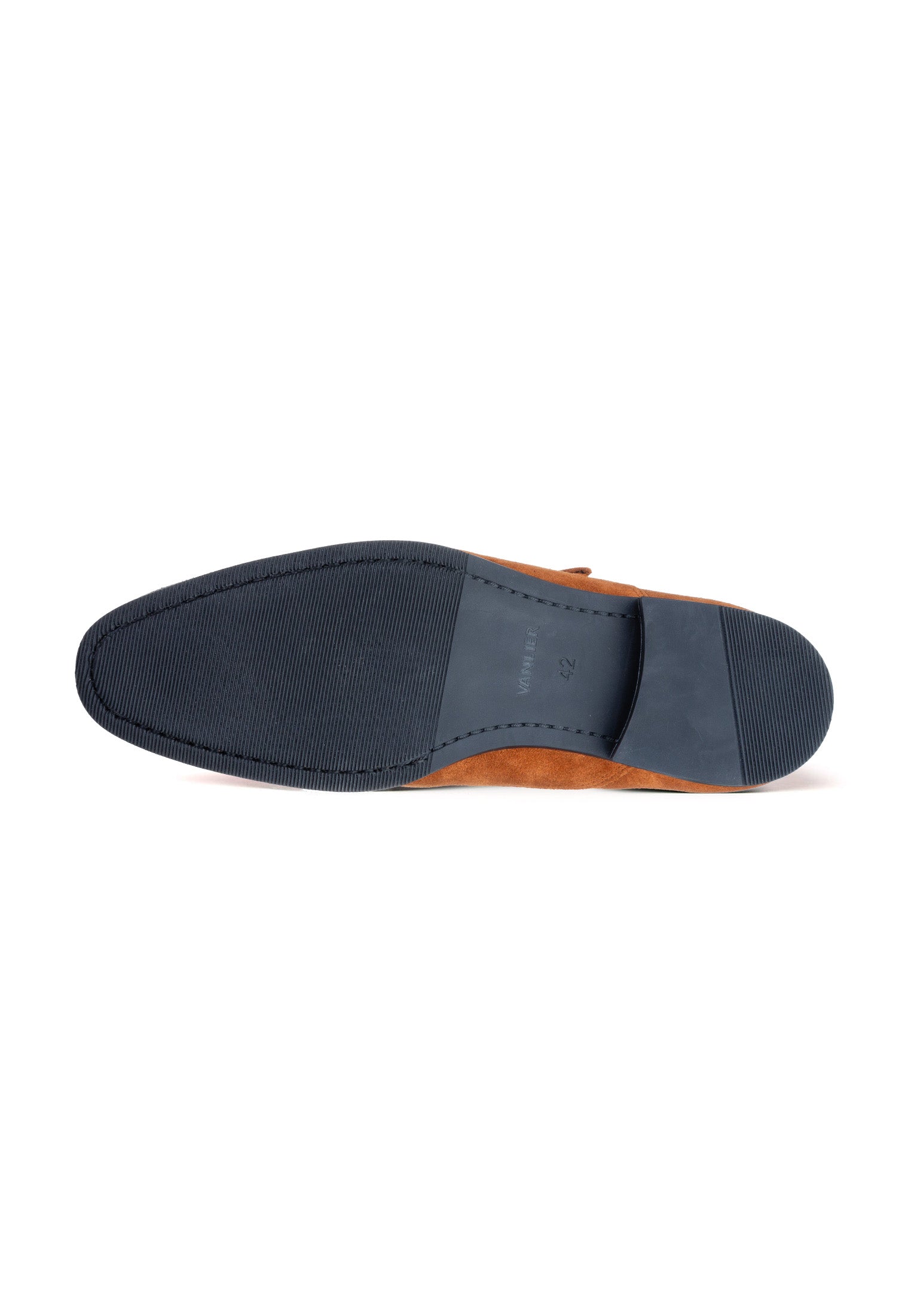 Cognac Wildleder Riva Schnallenschuh