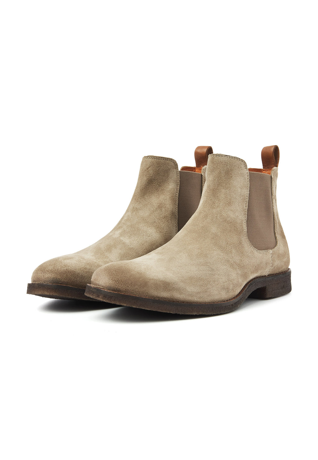 Taupe Wildleder Chukka Chelsea Boot