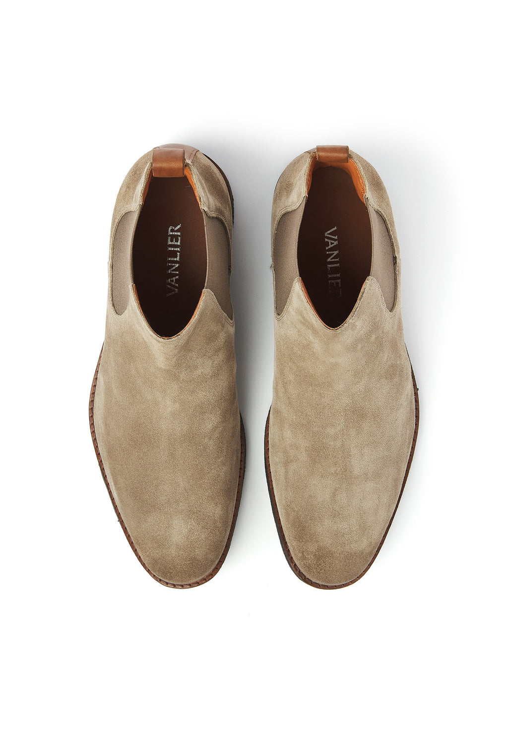 Taupe Wildleder Chukka Chelsea Boot