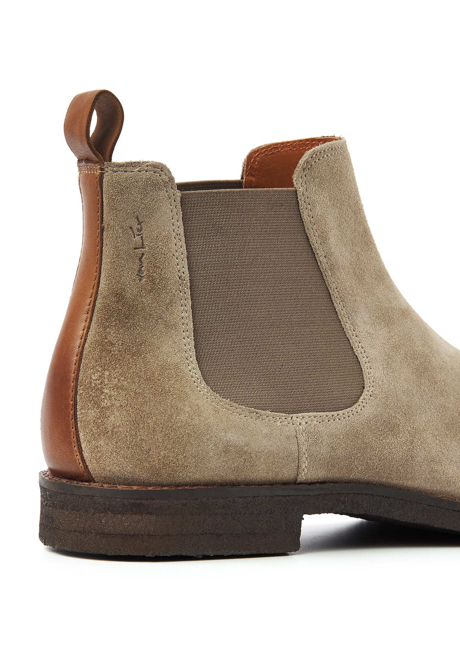 Taupe Wildleder Chukka Chelsea Boot