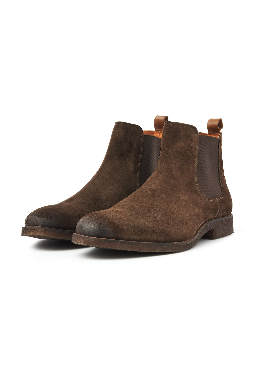 Testa di Moro braun Chukka Wildleder Chelsea Boot