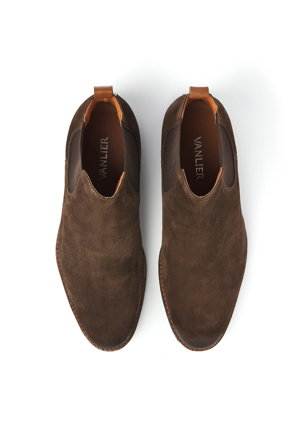 Testa di Moro braun Chukka Wildleder Chelsea Boot