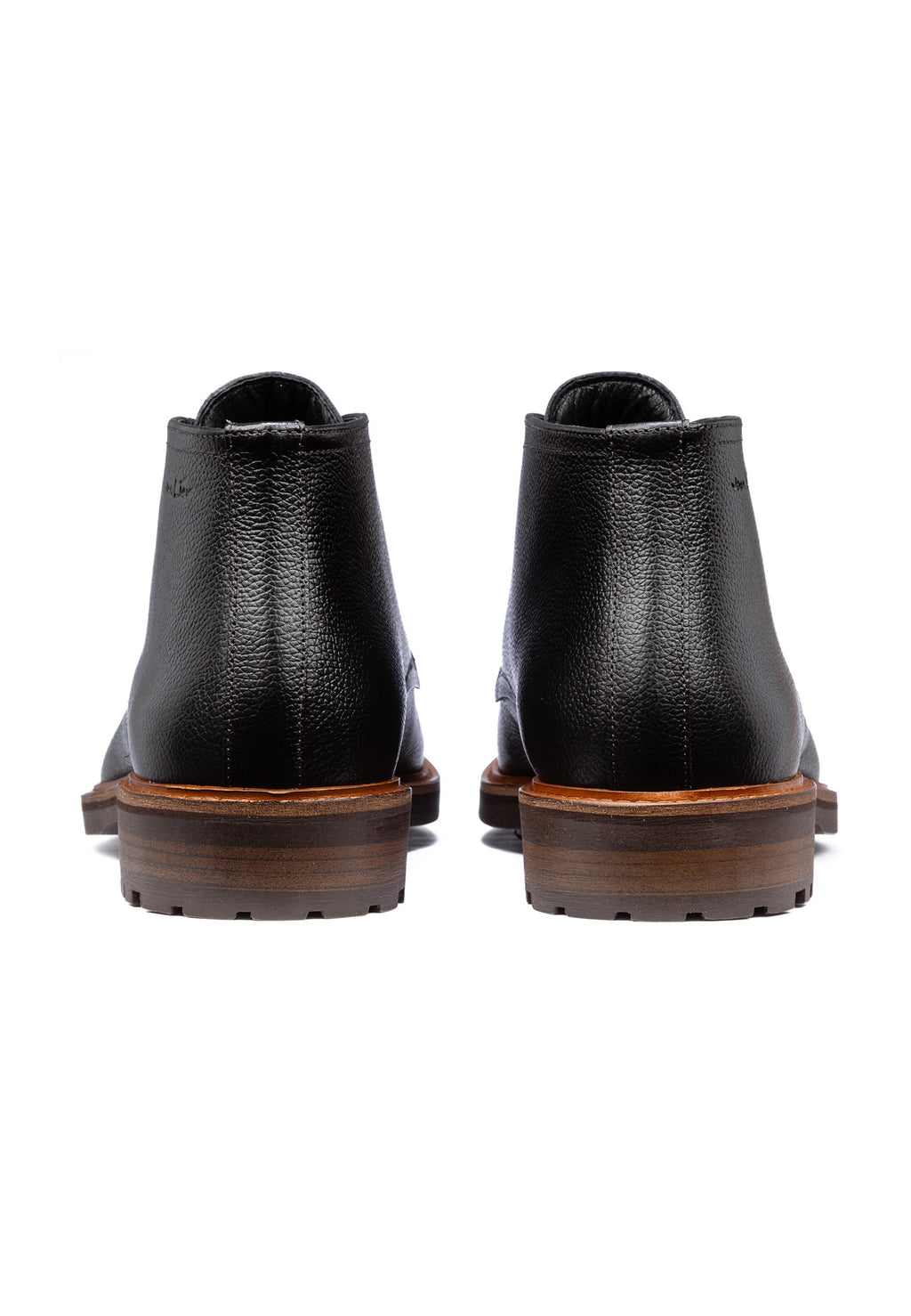 Schwarzer Glattleder Rigi Schnürschuh