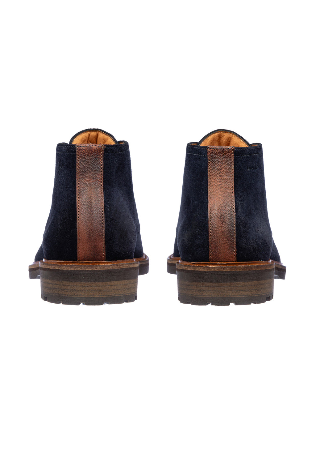 Navy Wildleder Rigi halbhoher Schnürschuh