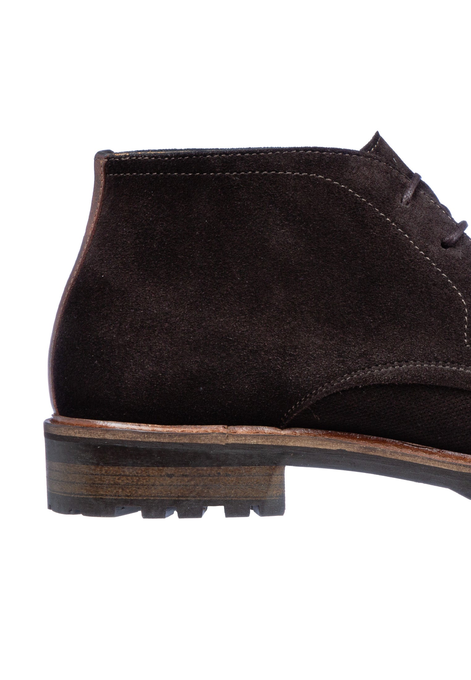 T-moro brauner Wildleder Rigi Schnürschuh