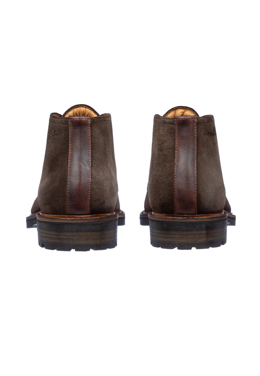 T-moro brauner Wildleder Rigi Schnürschuh