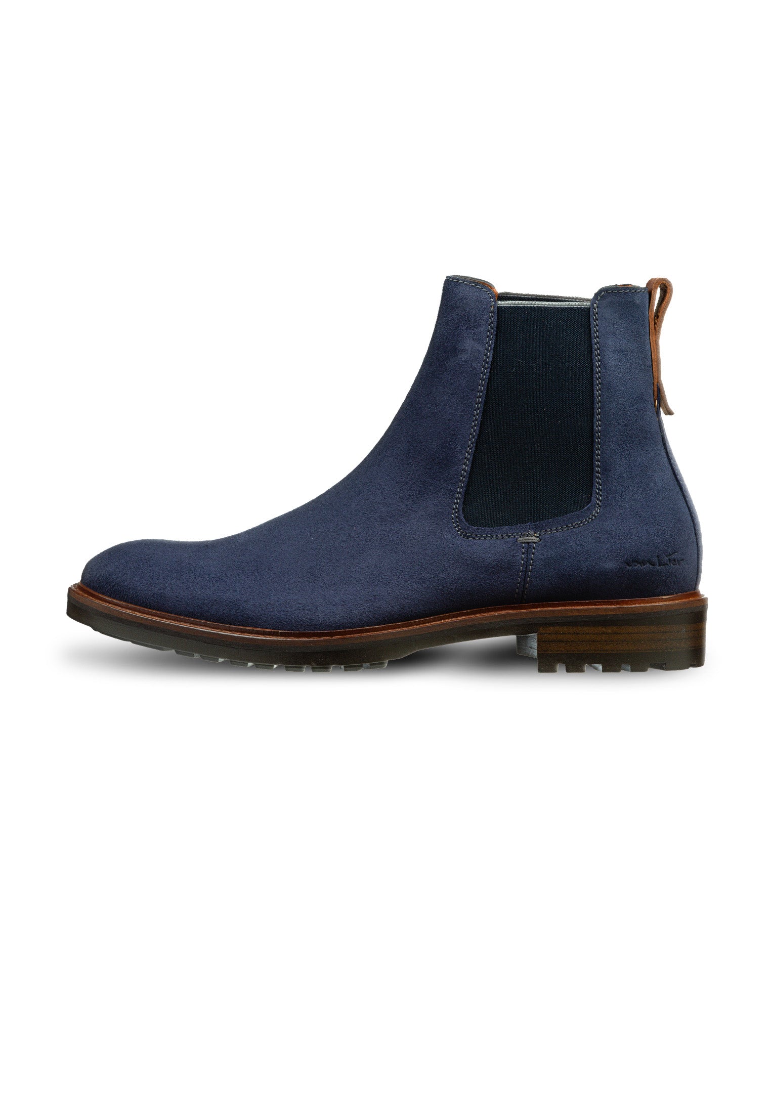 Marineblau Wildleder Rigi Chelsea Boot