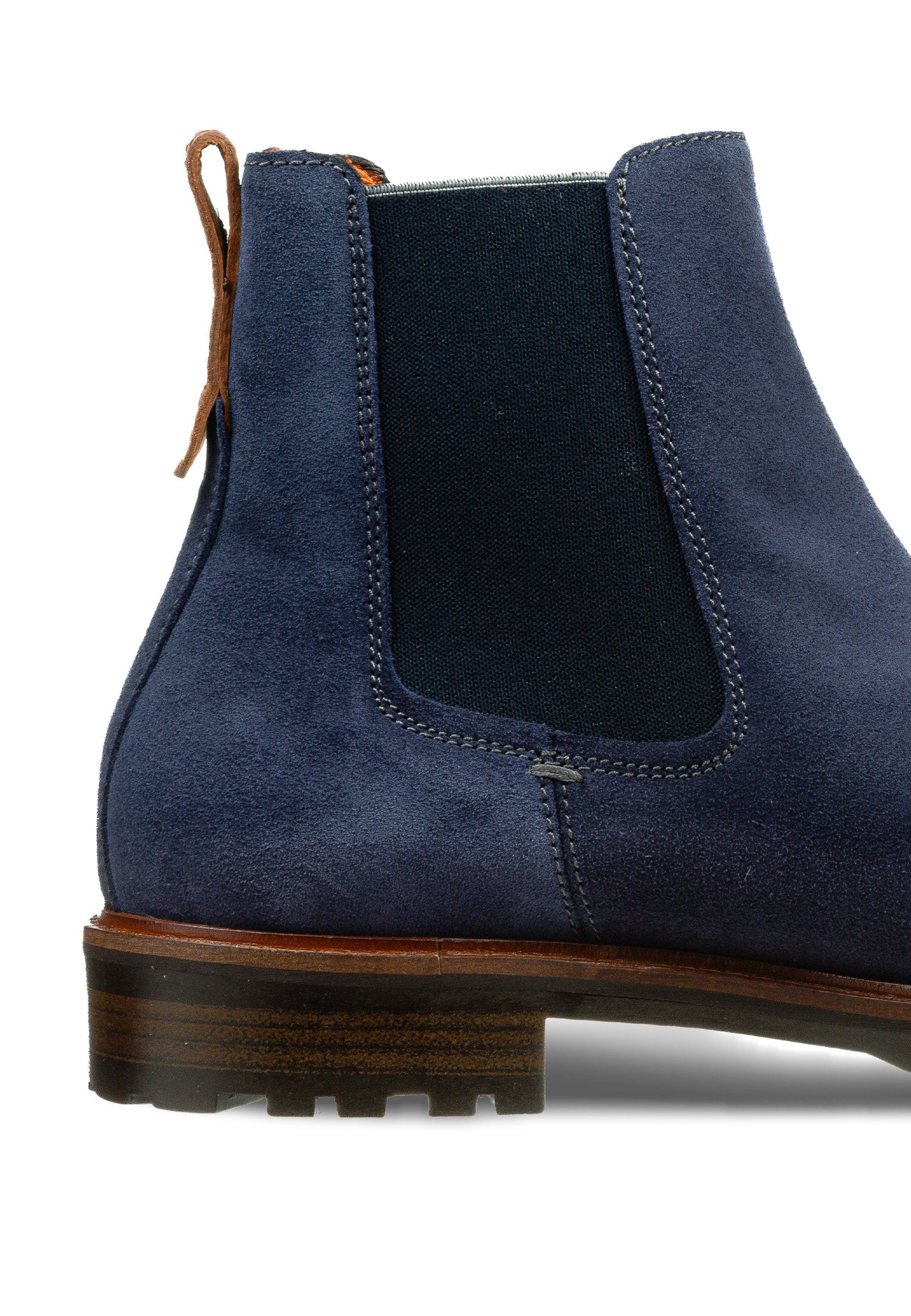 Marineblau Wildleder Rigi Chelsea Boot