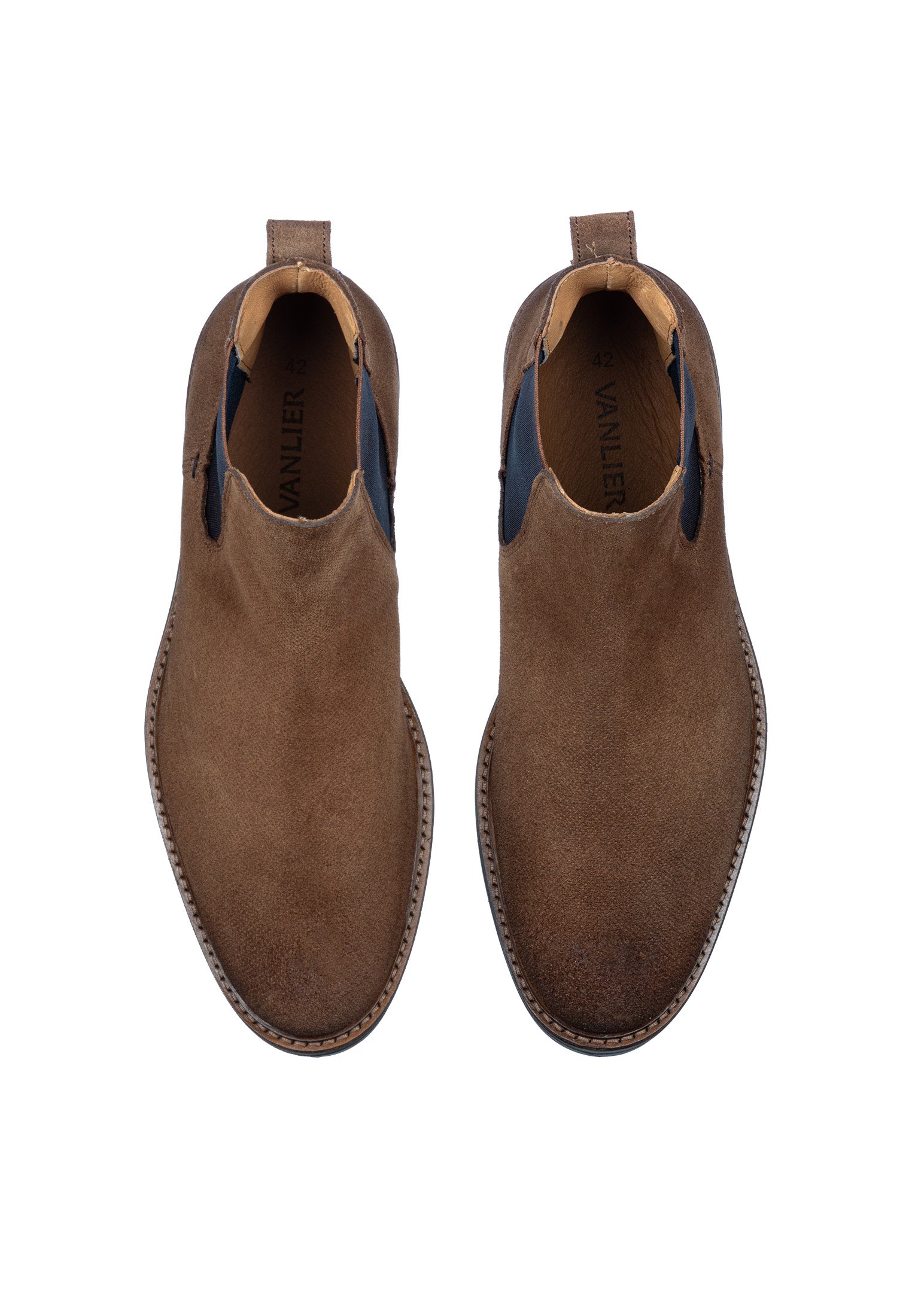 Roest cognac suède Rigi chelsea boot
