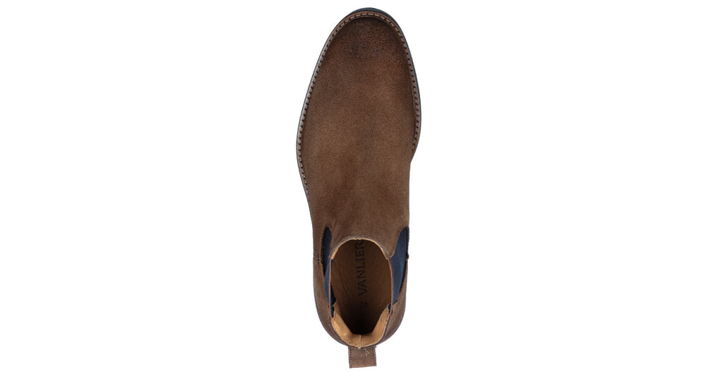 Roest cognac suède Rigi chelsea boot