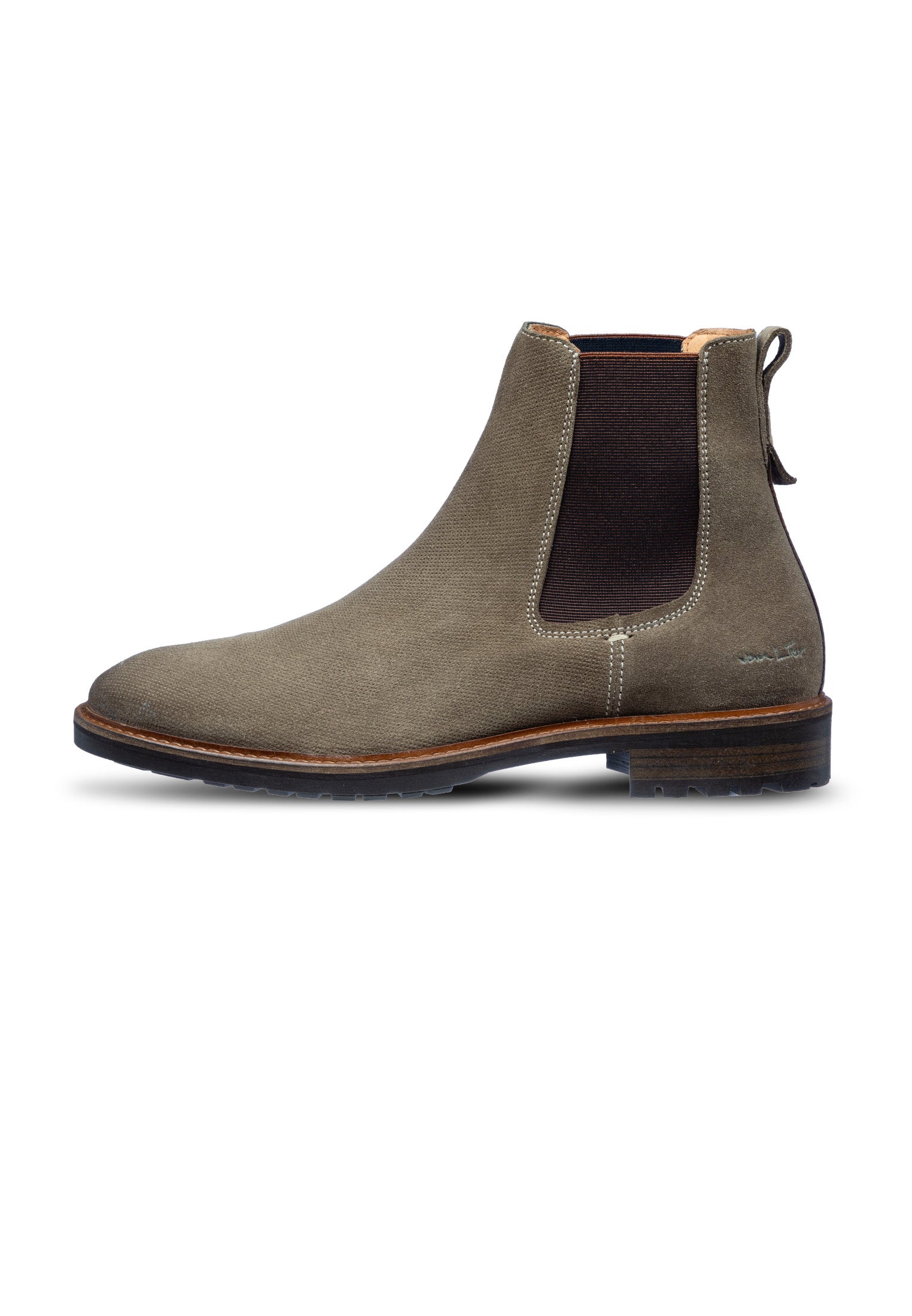 Taupe Wildleder Rigi Chelsea Boot