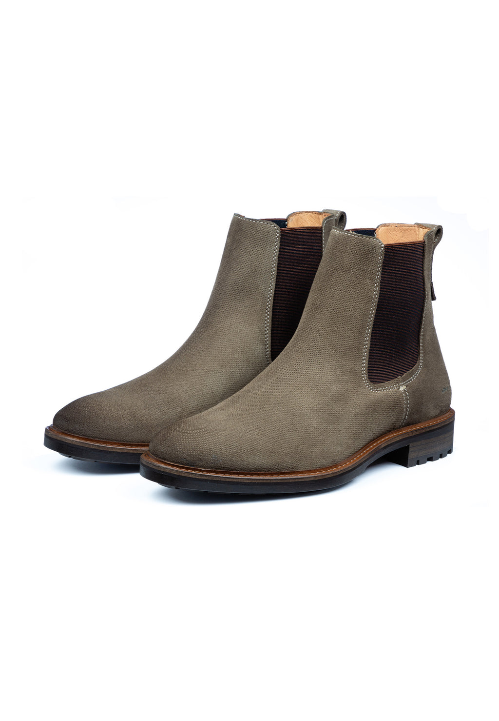 Taupe Wildleder Rigi Chelsea Boot