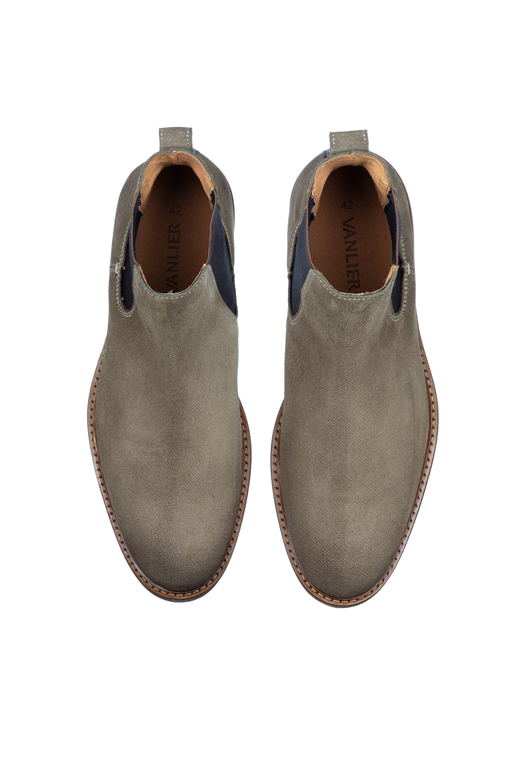 Taupe Wildleder Rigi Chelsea Boot