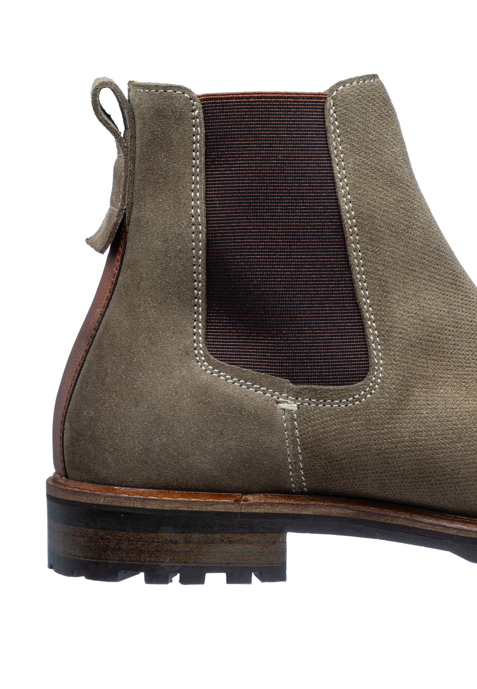 Taupe Wildleder Rigi Chelsea Boot