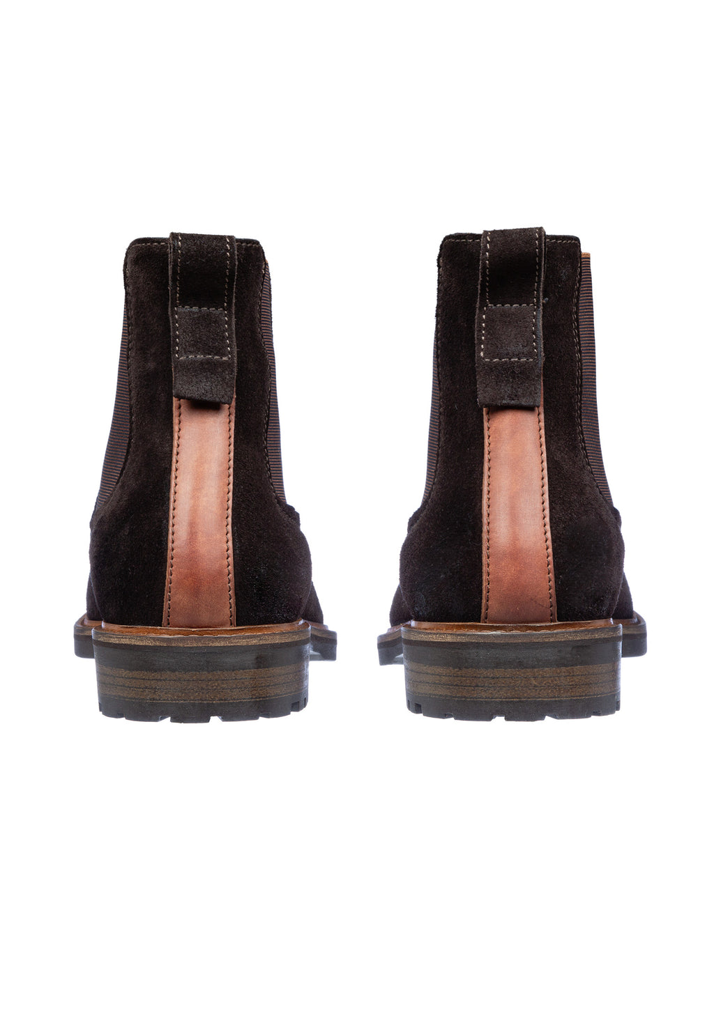 Dunkelbrauner Wildleder Rigi Chelsea Boot